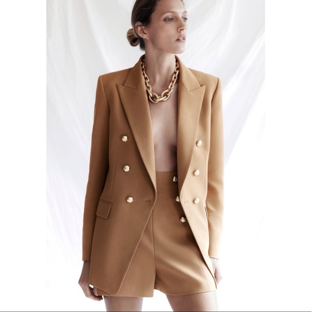 ZARA Blazer With Gold Buttons New With Tags Medium